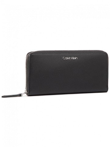 Calvin Klein Velká dámská peněženka Ck Must Ziparound Lg K60K606698 Černá