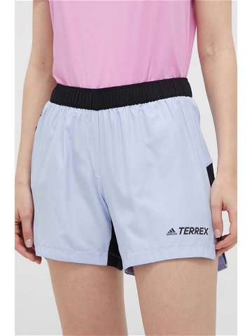 Sportovní šortky adidas TERREX dámské vzorované medium waist