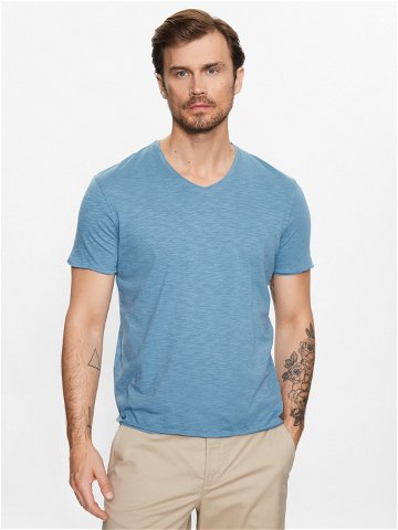 Sisley T-Shirt 3YR7S4001 Modrá Regular Fit