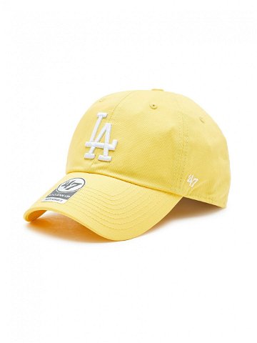 47 Brand Kšiltovka MLB Los Angeles Dodgers 47 CLEAN UP B-RGW12GWSNL-MZB Žlutá