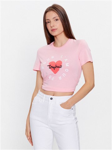 ONLY T-Shirt 15266625 Růžová Regular Fit