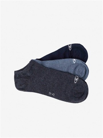 Sada tří párů unisex ponožek v tmavě šedé modré a tmavě modré barvě O Neill SNEAKER 3PK