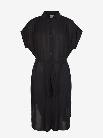 Černé dámské košilové šaty O Neill CALI BEACH SHIRT DRESS