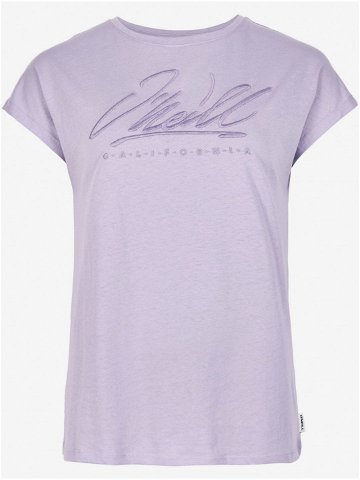 Světle fialové dámské tričko O Neill SIGNATURE T-SHIRT