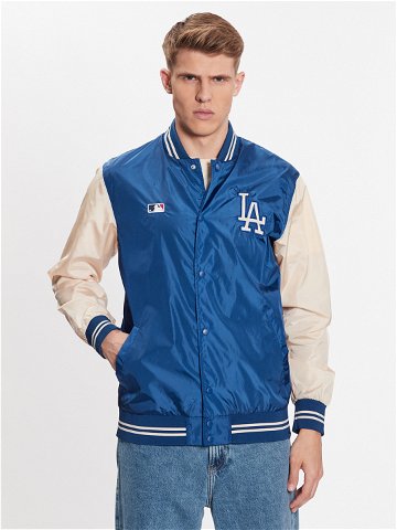 47 Brand Bunda bomber Los Angeles Dodgers Core 47 Drift Track Jacket Modrá Regular Fit