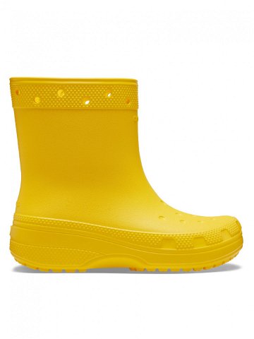 Crocs Holínky Classic Rain Boot 208363 Žlutá