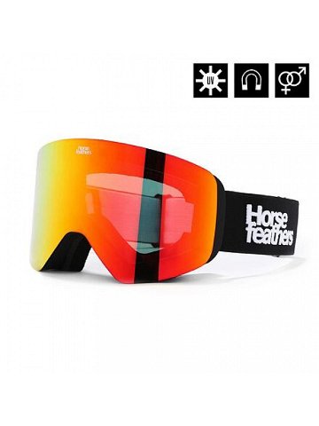 HORSEFEATHERS Snowboardové brýle Colt – black mirror red BLACK