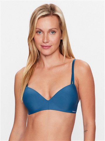 Calvin Klein Underwear Podprsenka s kosticemi 000QF6017E Modrá