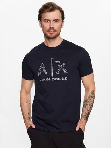 Armani Exchange T-Shirt 3RZTRC ZJ9AZ 1583 Tmavomodrá Regular Fit