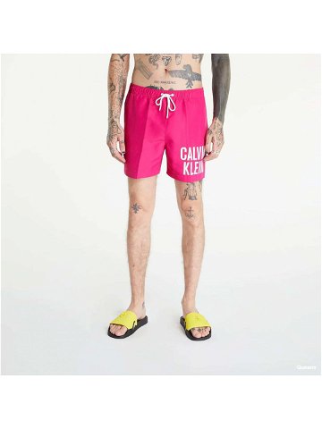 Calvin Klein Medium Drawstring Swim Shorts Intense Power Pink