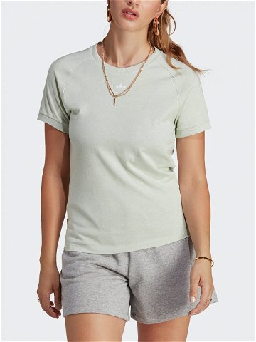 Adidas T-Shirt Essentials Made with Hemp T-Shirt HA7151 Zelená Slim Fit