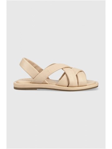 Kožené sandály Gant Khiria dámské béžová barva 26561832 G110