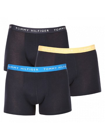3PACK pánské boxerky Tommy Hilfiger tmavě modré UM0UM02324 0X0 M