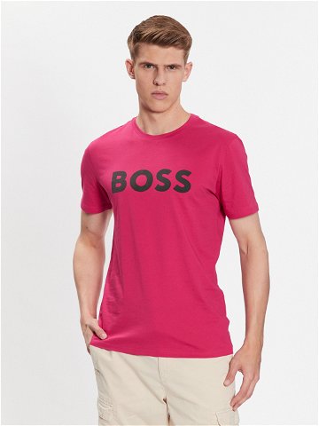 Boss T-Shirt 50481923 Růžová Regular Fit