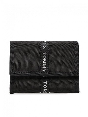 Tommy Jeans Velká pánská peněženka Tjm Essential Nylon Trifold AM0AM11220 Černá