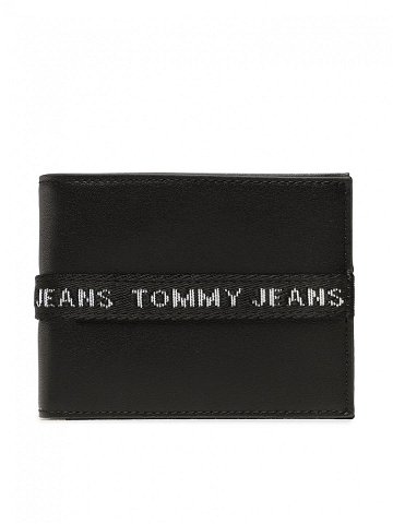 Tommy Jeans Velká pánská peněženka Tjm Essential Cc & Coin AM0AM11218 Černá