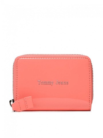 Tommy Jeans Malá dámská peněženka Tjw Must Small Za Patent AW0AW14974 Korálová