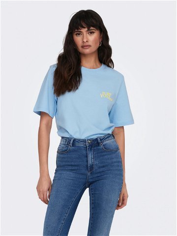 ONLY T-Shirt 15295382 Modrá Regular Fit