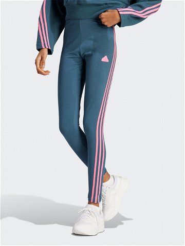 Adidas Legíny Future Icons 3-Stripes Leggings IM2518 Tyrkysová Regular Fit