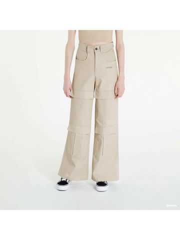 Sixth June Wide Leg Cargo Pants Beige