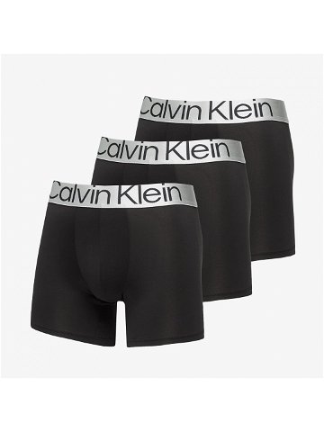 Calvin Klein Reconsidered Steel Microfiber Boxer Brief 3 Pack Black