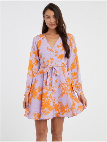 Světle fialové dámské květované šaty ONLY Summer