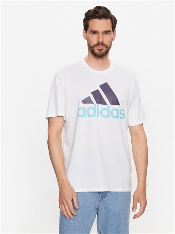 Adidas T-Shirt Essentials Single Jersey Big Logo T-Shirt IJ8579 Bílá Regular Fit