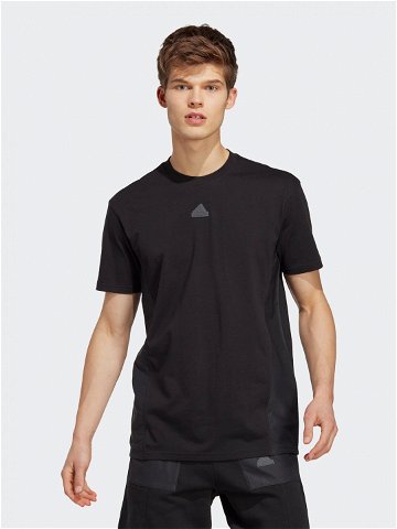 Adidas T-Shirt City Escape T-Shirt IC9723 Černá Regular Fit