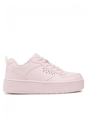Skechers Sneakersy Court High Color Zone 310197L Růžová