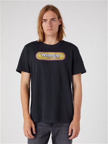 Wrangler T-Shirt Branded W773EEXV6 112331867 Černá Regular Fit