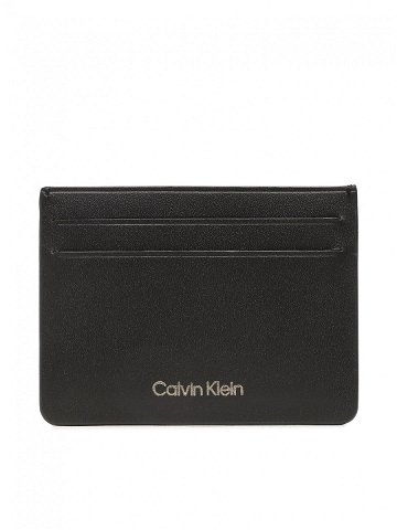 Calvin Klein Pouzdro na kreditní karty Ck Concise Cardholder 6Cc K50K510601 Černá