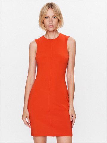 Calvin Klein Každodenní šaty K20K205846 Červená Slim Fit