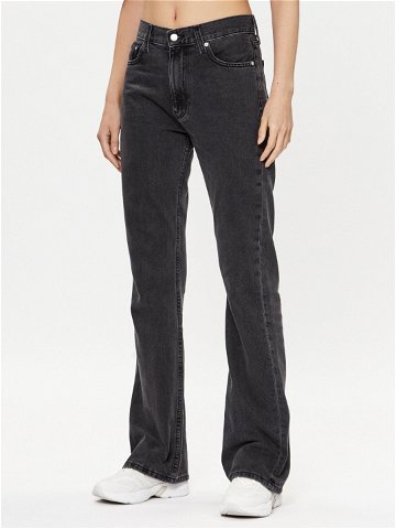 Calvin Klein Jeans Jeansy J20J221234 Černá Straight Leg