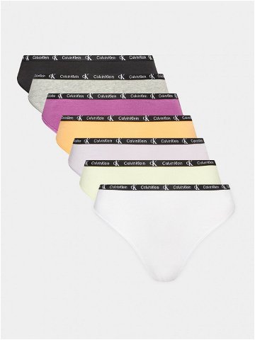 Calvin Klein Underwear Set 7 kusů kalhotek typu tanga 000QD3992E Barevná