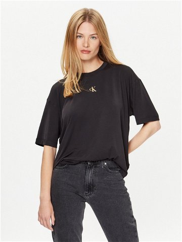 Calvin Klein Jeans T-Shirt J20J221733 Černá Relaxed Fit