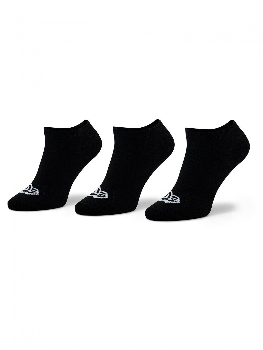 New Era Sada 3 párů dámských vysokých ponožek Flag Sneaker 13113640 Černá