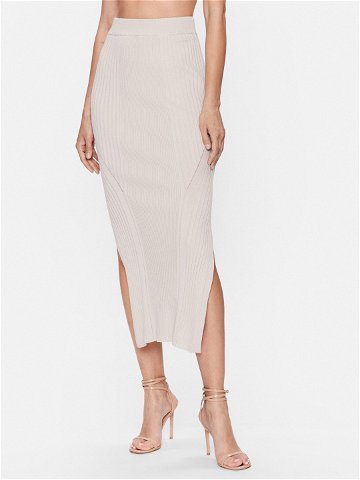 Calvin Klein Pouzdrová sukně Iconic K20K205718 Šedá Slim Fit