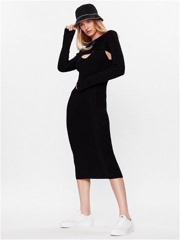 Calvin Klein Úpletové šaty K20K205880 Černá Slim Fit