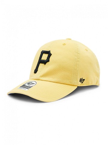 47 Brand Kšiltovka MLB Pittsburgh Pirates Double Under 47 CLEAN UP BAS-DBLUN920GWS-MZ06 Žlutá