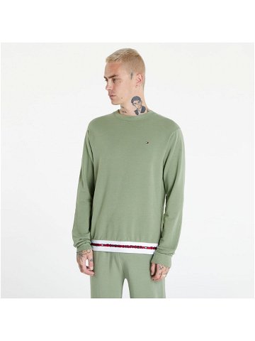 Tommy Hilfiger Logo Tape Track Sweatshirt Green