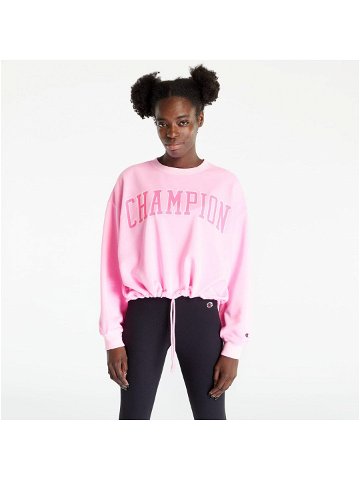 Champion Crewneck Croptop Sweatshirt Pink