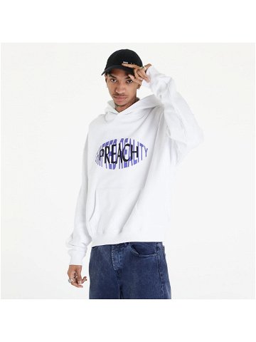 PREACH Oversized Shifted Reality Logo Hoodie GOTS White