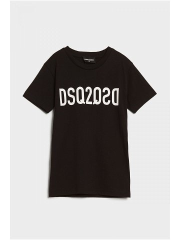 Tričko dsquared cool fit t-shirt černá 6y