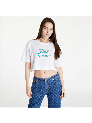 HUF Forever S S Crop Tee White