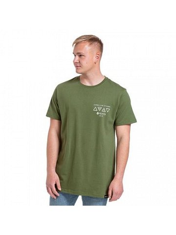 Meatfly pánské tričko Elements Olive Zelená Velikost XXL