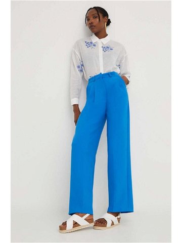 Kalhoty Answear Lab dámské jednoduché high waist