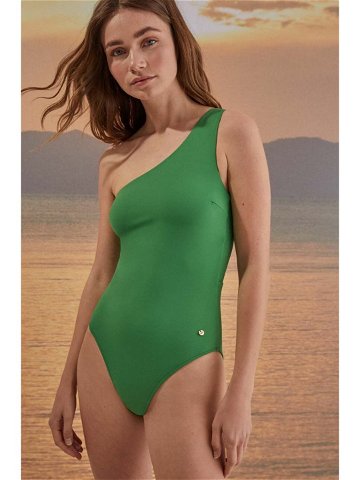 Jednodílné plavky women secret SOLEIL zelená barva měkký košík 5525829