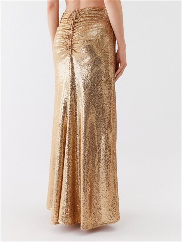 Patrizia Pepe Midi sukně 2G0915 A251-FD63 Zlatá Regular Fit