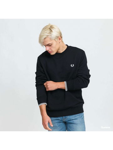 FRED PERRY Crewneck Sweatshirt Navy