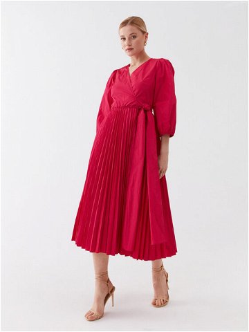 Red Valentino Každodenní šaty 2R3VAGL51FP Růžová Regular Fit